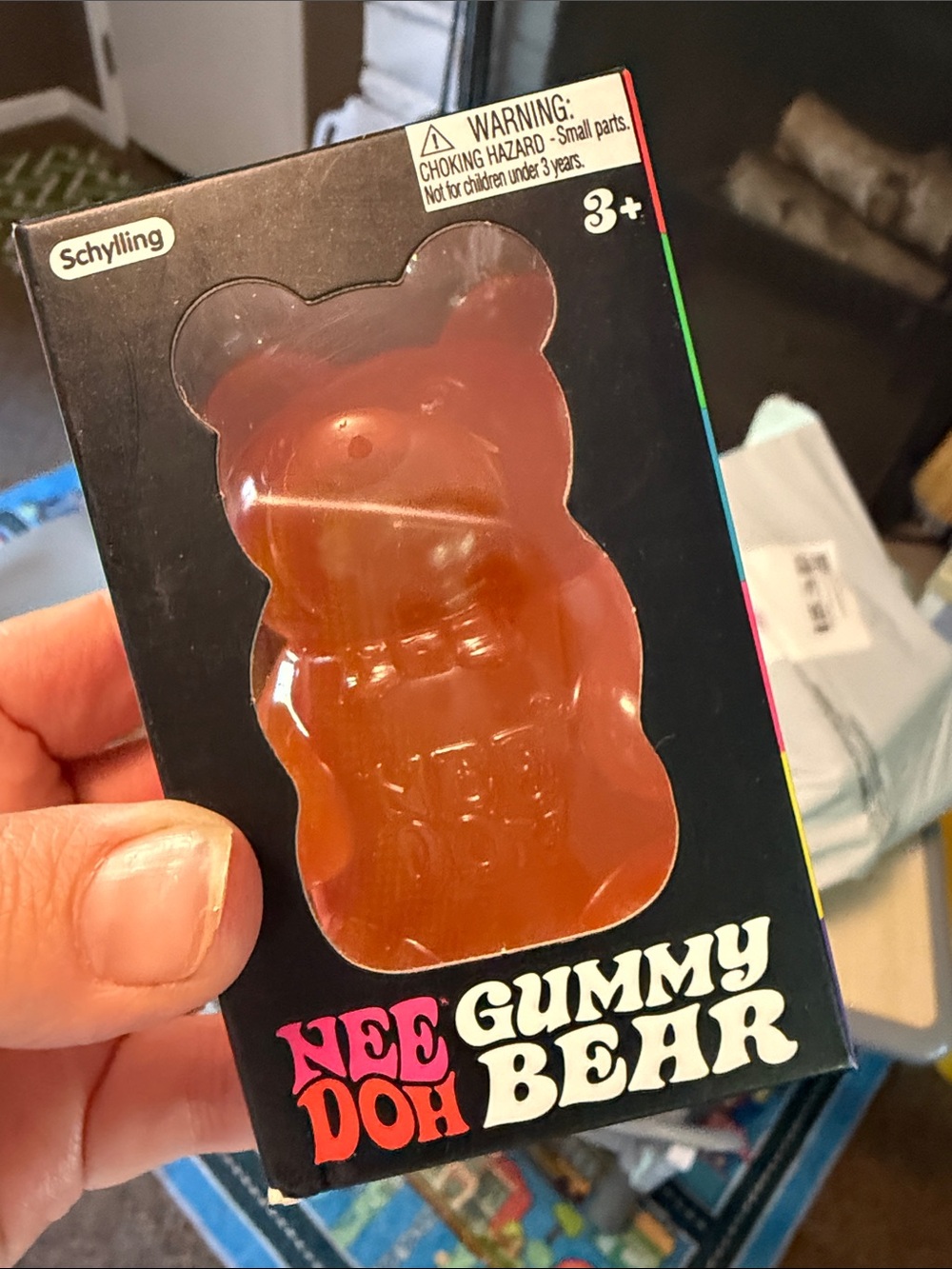 Schylling Needoh- Orange Gummy Bear- NEW! Authentic!